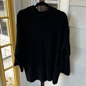 Universal Thread Black Textured Sweater
